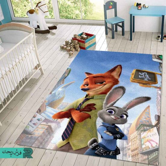 Zootopia Lovers Area Rug Living Room 3AA