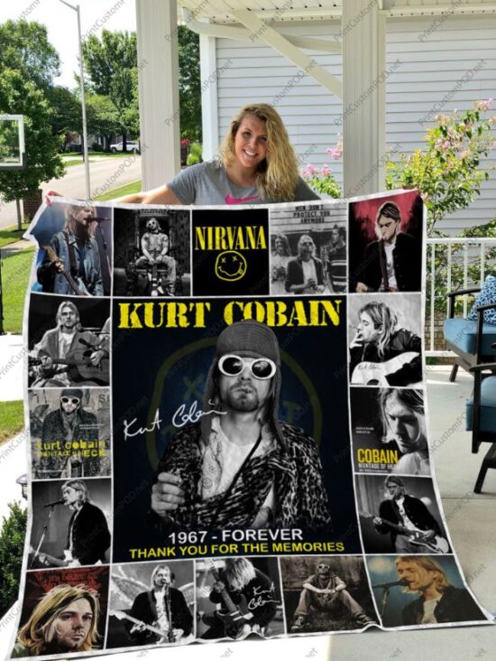 KURT COBAIN Lovers Quilt Blanket 2AA