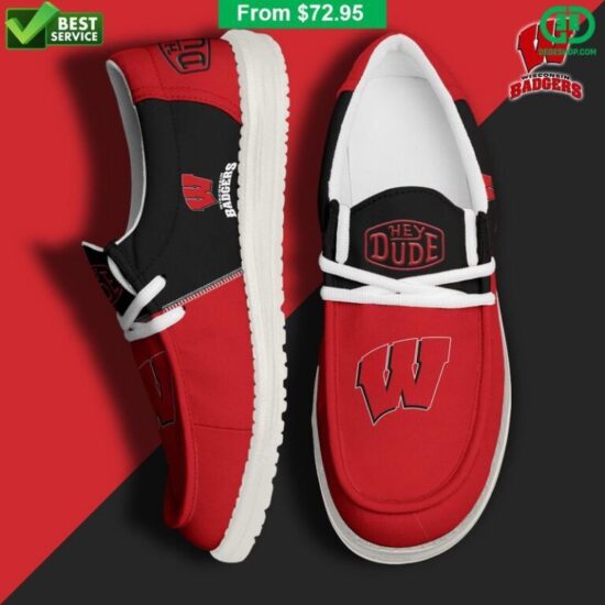 Wisconsin Badgers Hey Dude Shoes AA